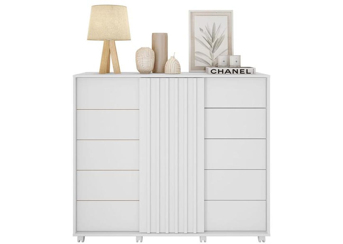 Cômoda 5 Gavetas 2 Portas Caemmun Belize Zios