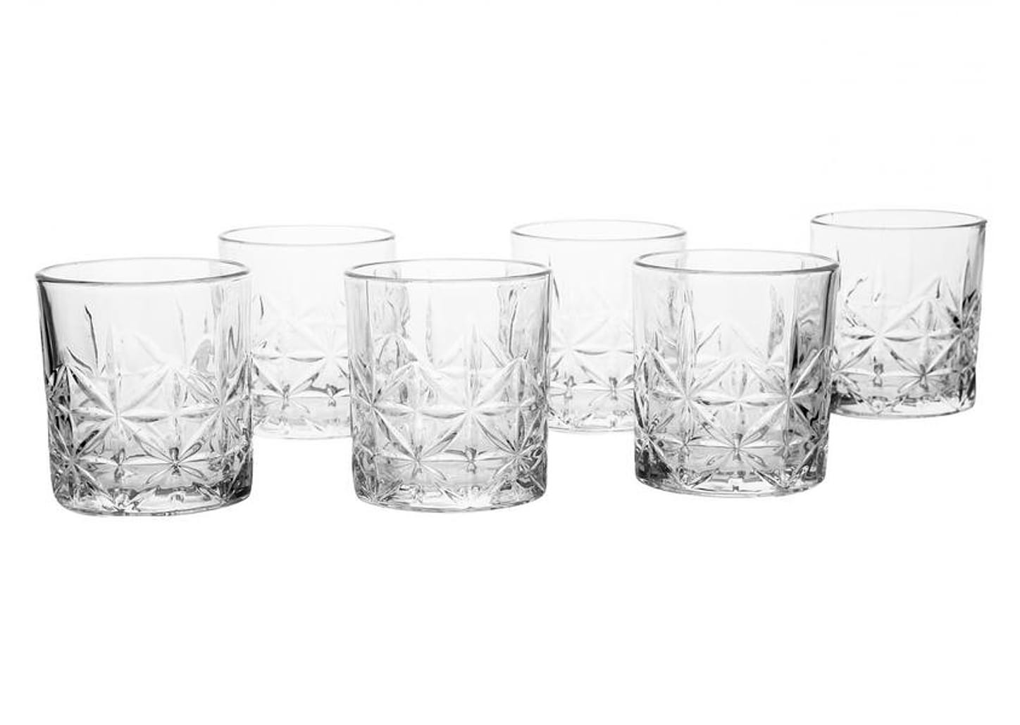 Jogo de Copos de Vidro 330ml 6 Peças Haus - Pavillion