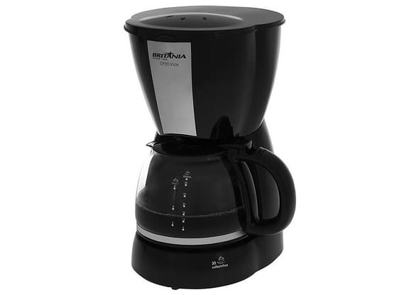 Cafeteira Elétrica Britânia CP30 Preta 30 Xícaras