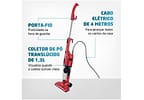Aspirador de Pó Vertical Mondial 1100W - Turbo Cycle AP-36 Vermelho e Preto