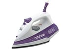 Ferro de Passar Roupa a Vapor e a Seco - Black + Decker FX1000 Branco e Roxo