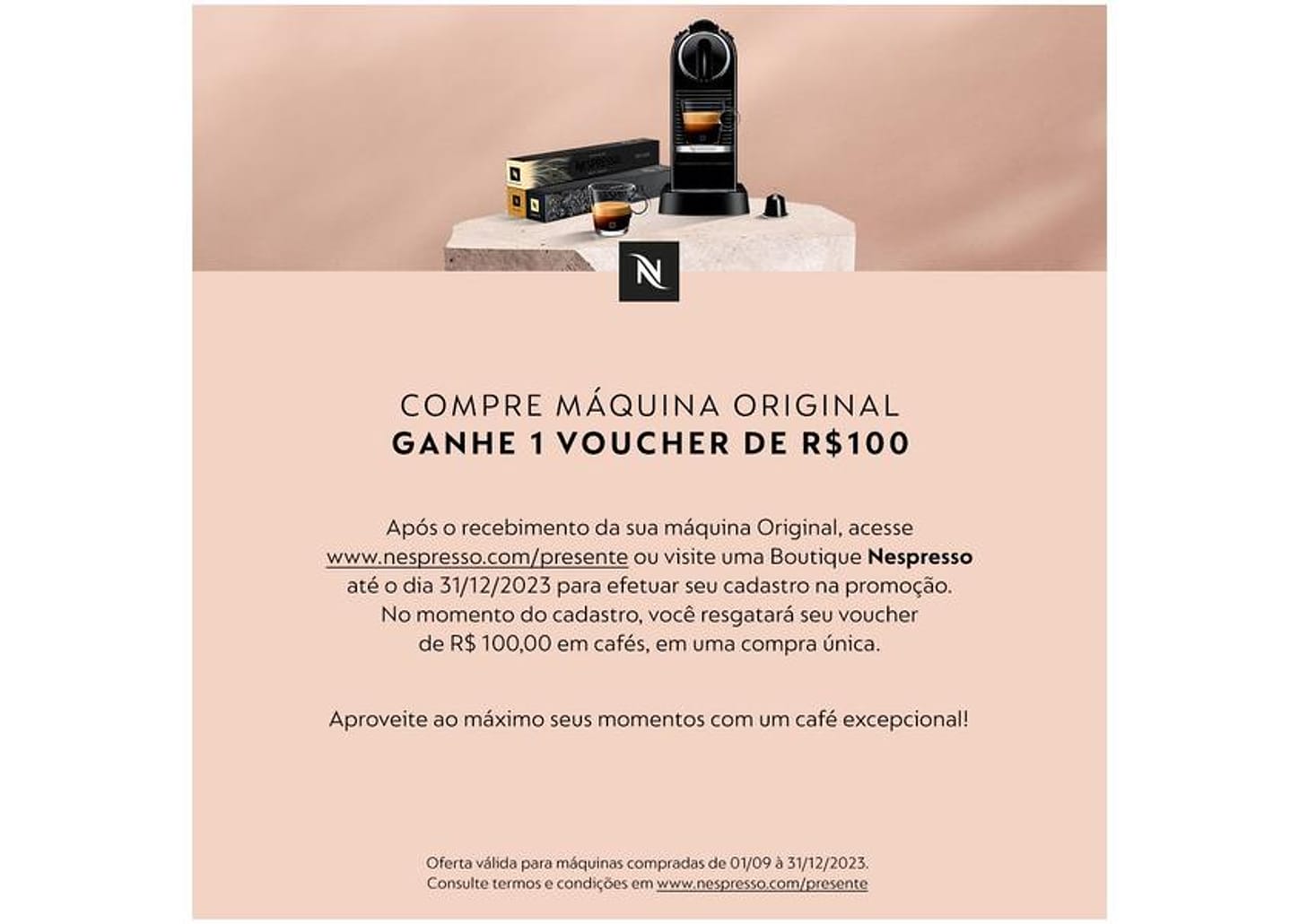 Cafeteira Nespresso Citiz Preto