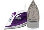 Ferro de Passar Roupa a Vapor e a Seco - Black + Decker FX2500 Branco e Roxo