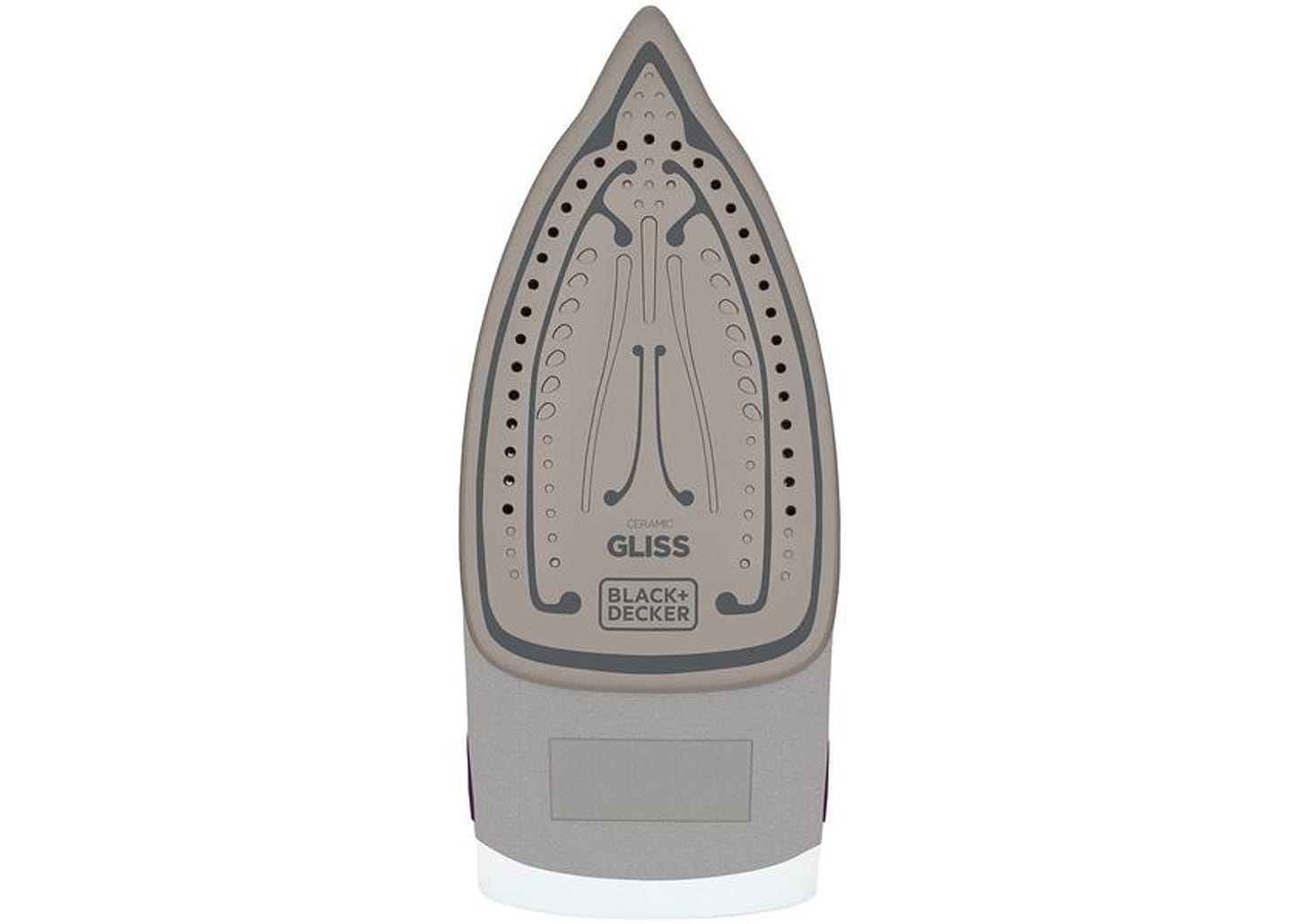 Ferro de Passar Roupa a Vapor e a Seco - Black + Decker FX2500 Branco e Roxo