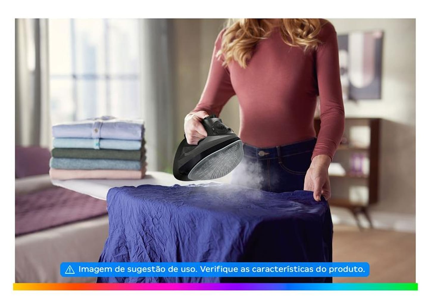 Ferro de Passar Roupa a Vapor Philips 5000 Series DST5040 Preto