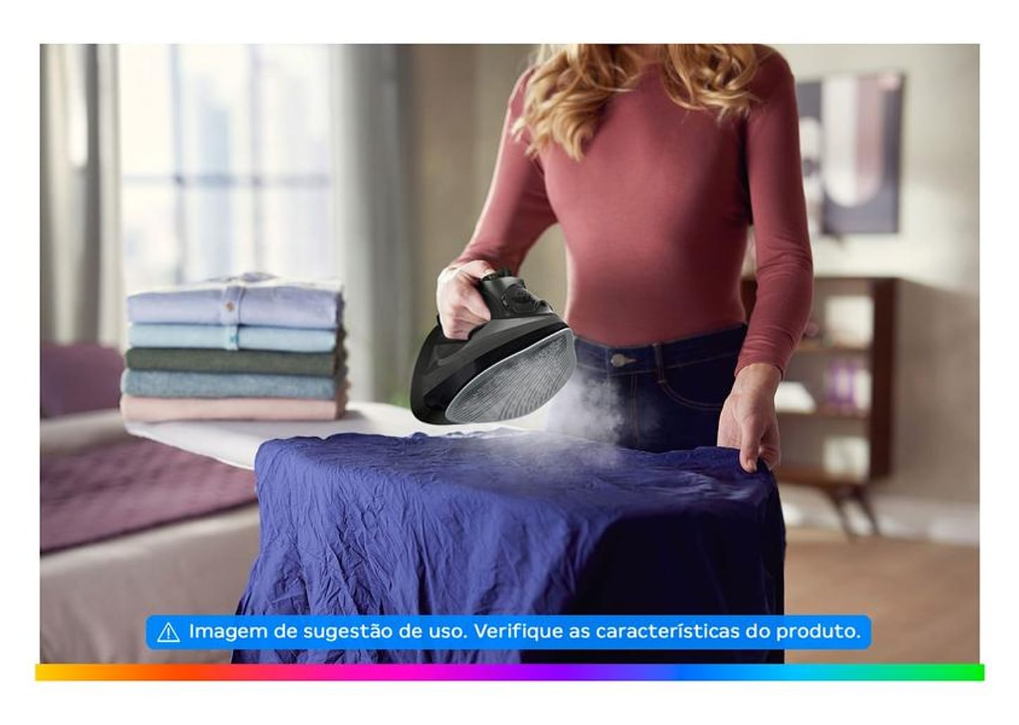 Ferro de Passar Roupa a Vapor Philips 5000 Series DST5040 Preto