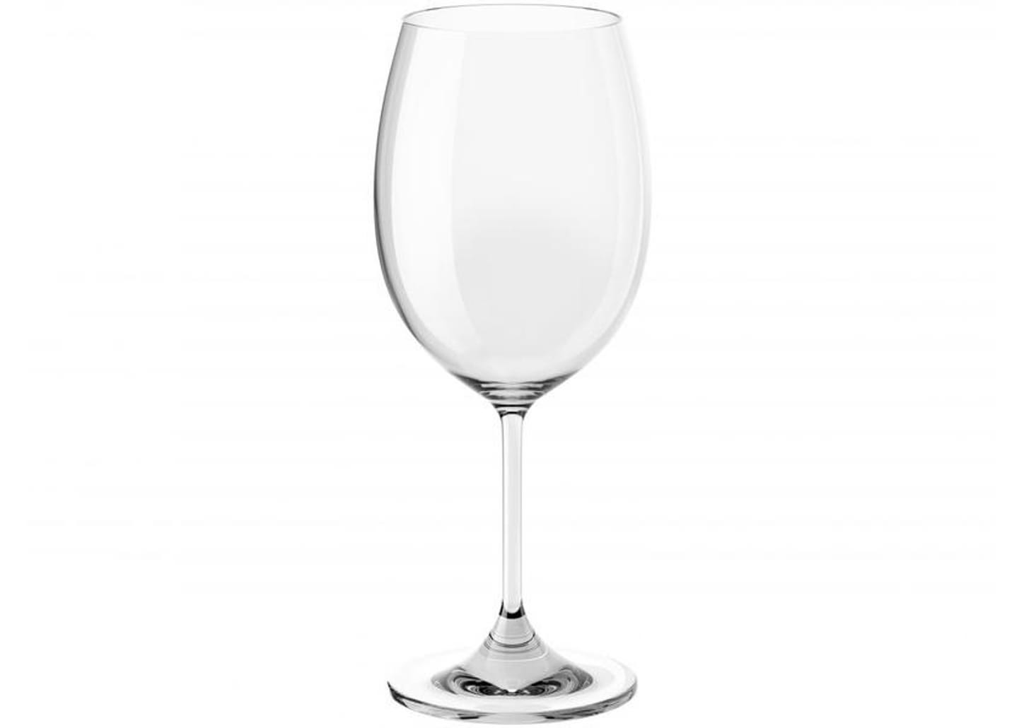 Jogo de Taças para Vinho de Cristal 350ml 6 Peças - Haus Sense Bohemia