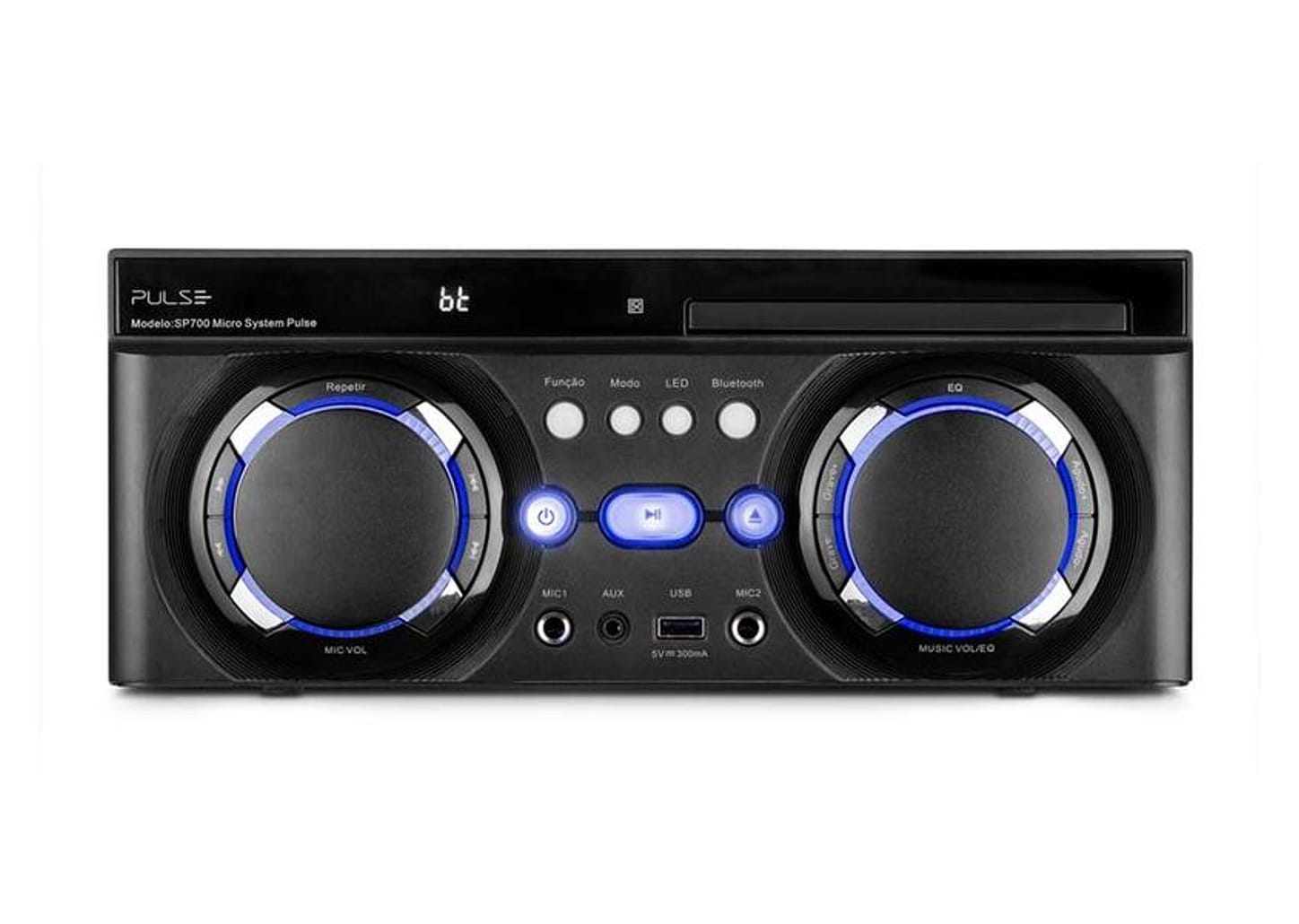 Mini System Pulse Bluetooth 2350W DVD USB - SP700