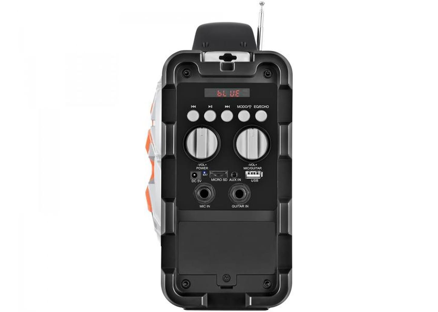 Caixa de Som Mondial MCO-09 Portátil Amplificada 100W USB com Tweeter