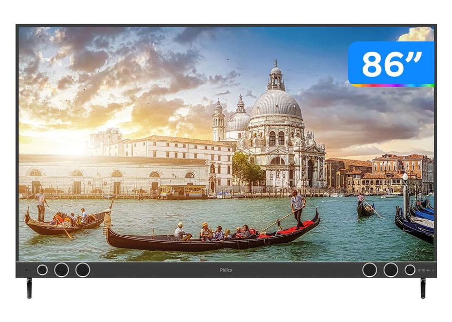Smart TV UHD D-LED 86” PTV86P50AGSG Android - Wi-Fi Bluetooth HDR 4 HDMI 2 USB
