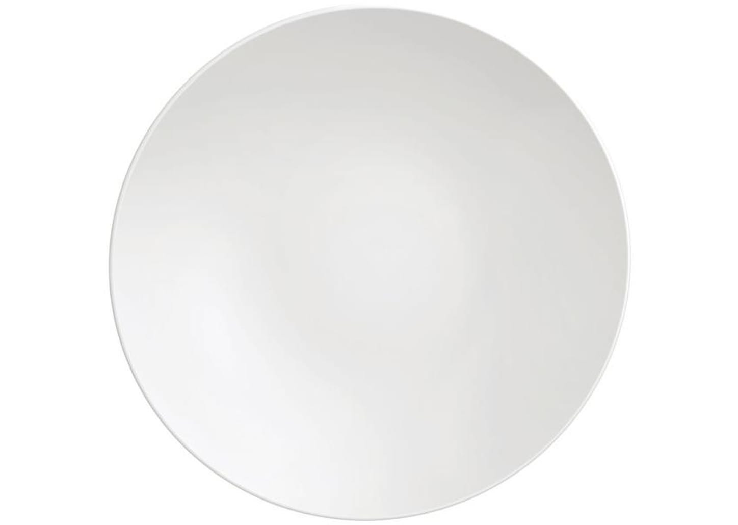 Jogo de Pratos Redondo de Porcelana Branco Raso de Sobremesa Tramontina Sophia 6 Peças