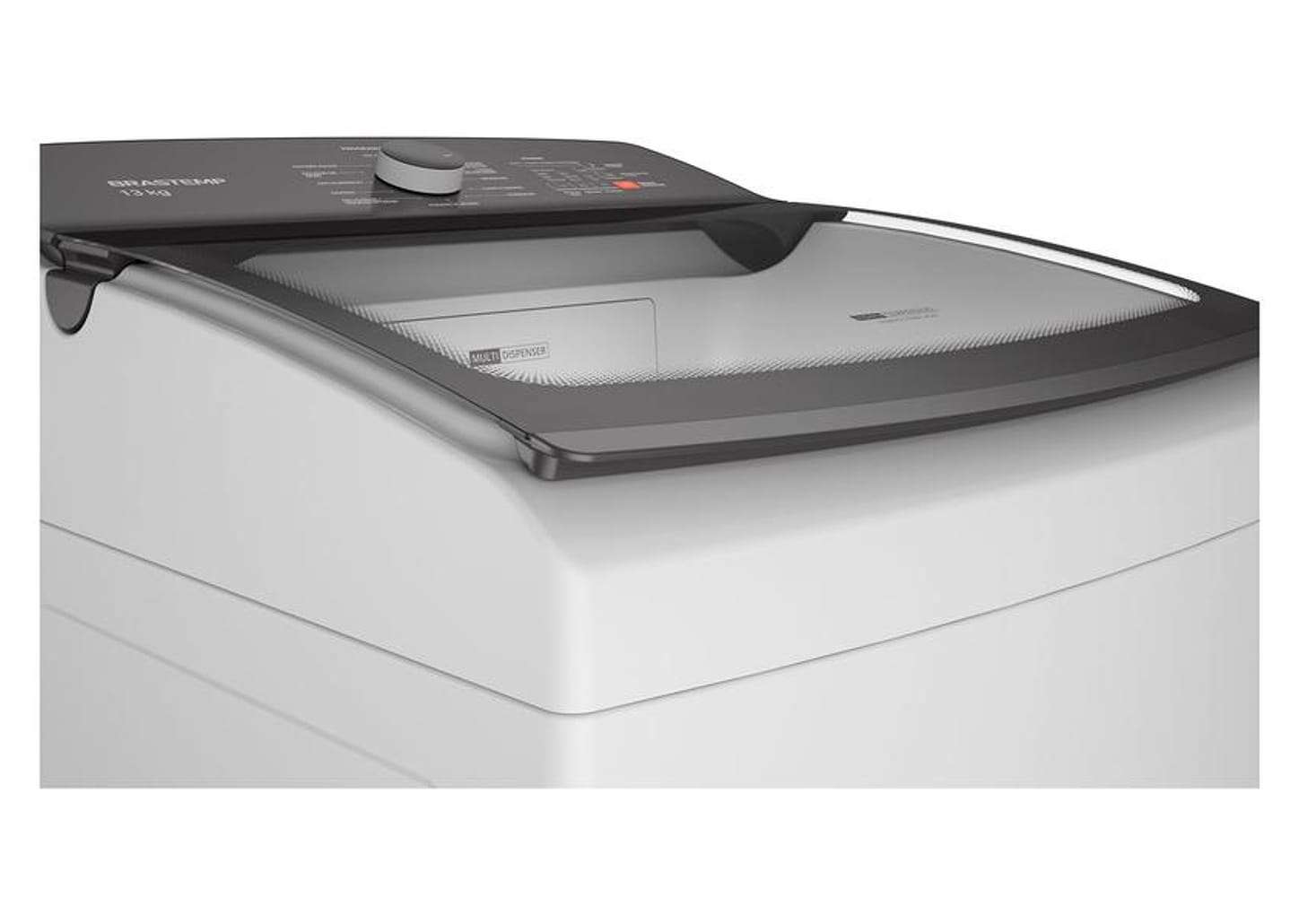 Lavadora de Roupas Brastemp 13kg Cesto Inox 12 Programas de Lavagem Branca BWK13