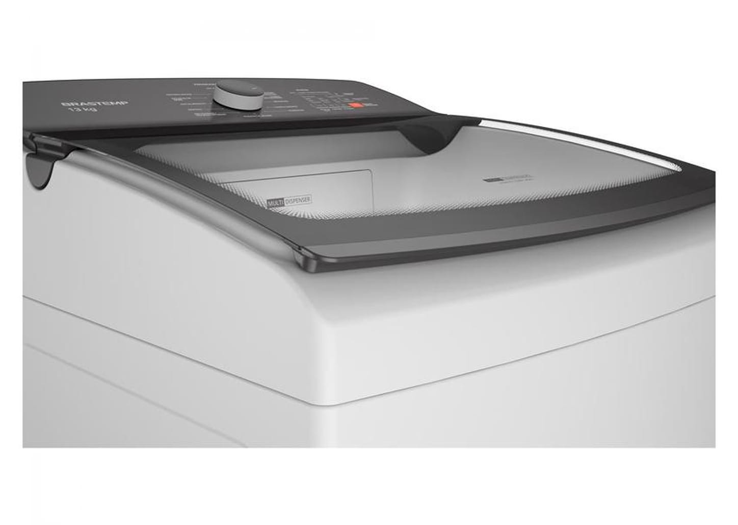 Lavadora de Roupas Brastemp 13kg Cesto Inox 12 Programas de Lavagem Branca BWK13