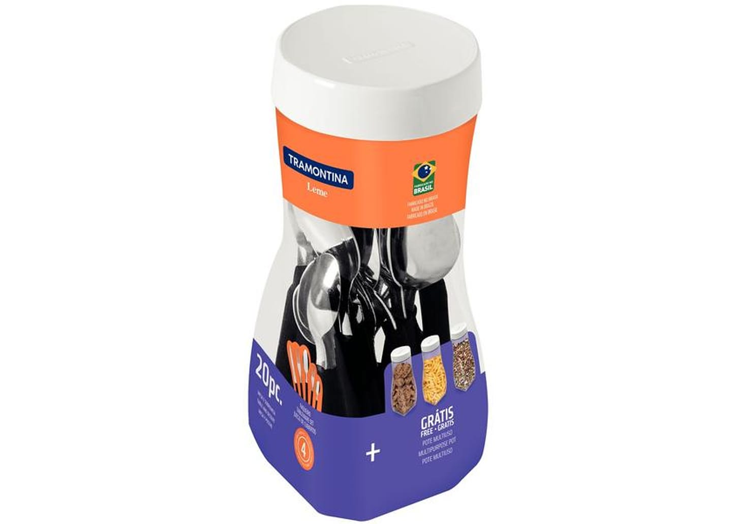 Faqueiro Tramontina Inox Leme 20 Peças