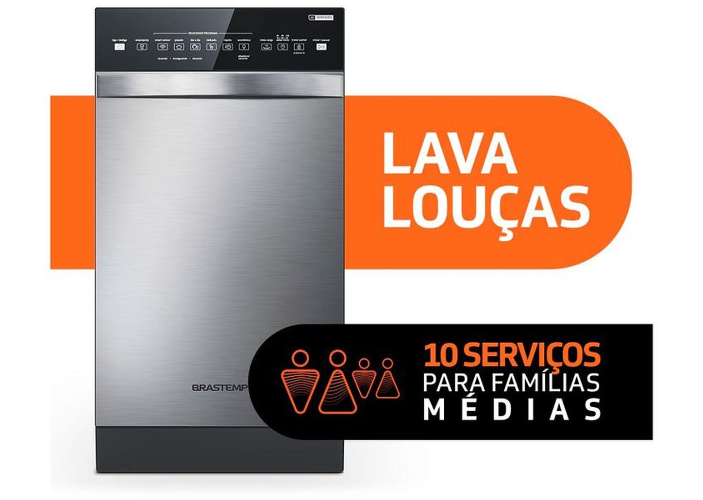 Lava-louças Brastemp 10 Serviços BLF10BR
