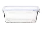 Pote de Vidro Hermético Hauskraft com Tampa - Quadrado 1,5L