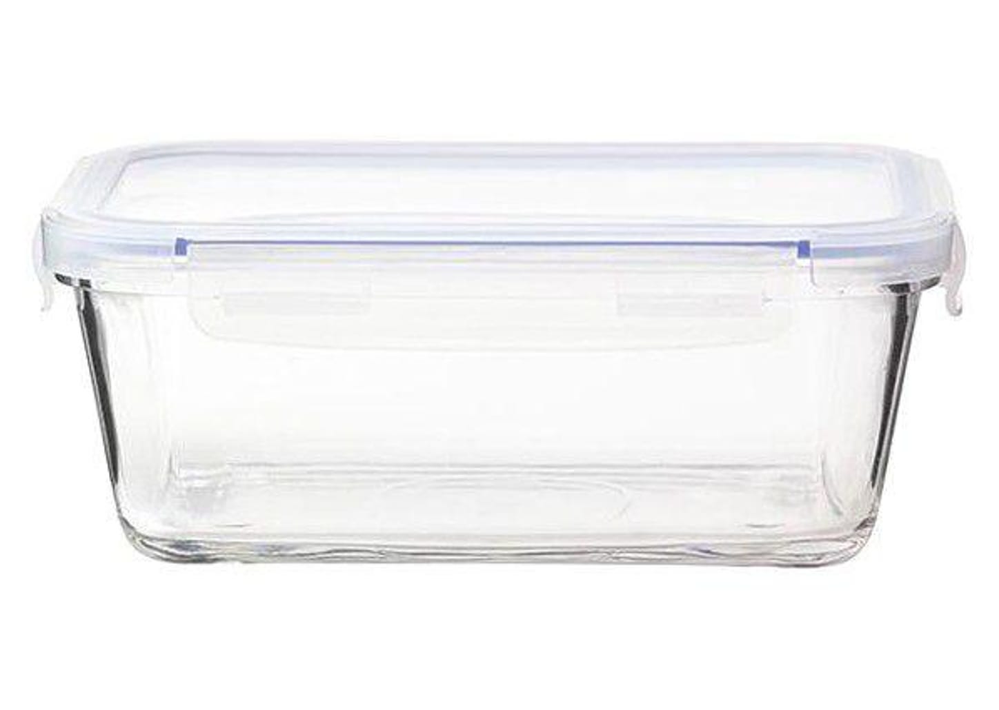 Pote de Vidro Hermético Hauskraft com Tampa - Quadrado 1,5L