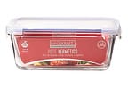 Pote de Vidro Hermético Hauskraft com Tampa - Quadrado 1,5L