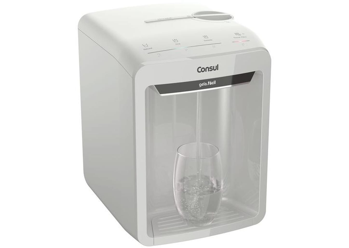 Purificador de Água Consul de Mesa e Parede Branco - CPB33AB Água Gelada e Natural