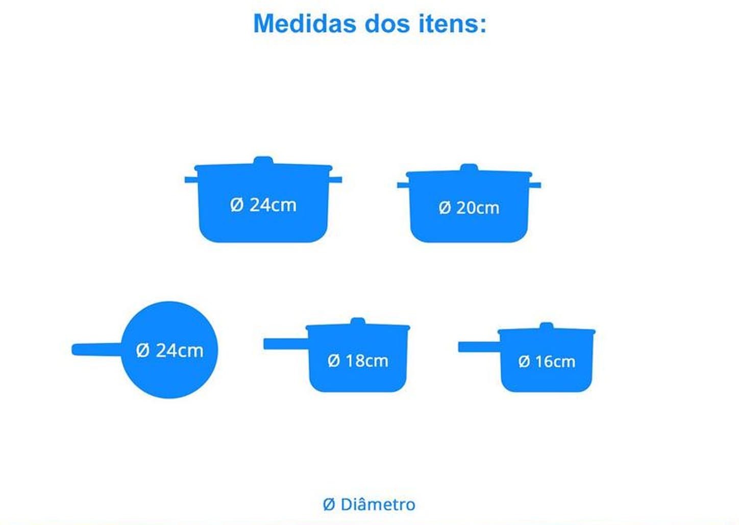 Jogo de Panelas Tramontina Antiaderente de Alumínio Vermelho Queimado 5 Peças Sicília
