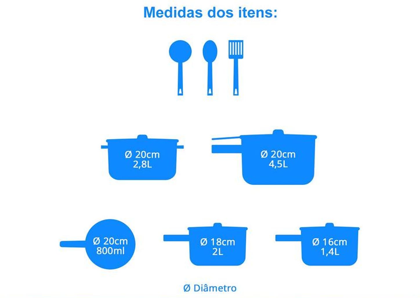 Jogo de Panelas Tramontina Antiaderente de Alumínio Vermelho 8 Peças Turim 20298/719