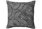 Capa de Almofada Quadrada 45x45cm - Jolitex Ternille Italiana Pompeia Geométrica