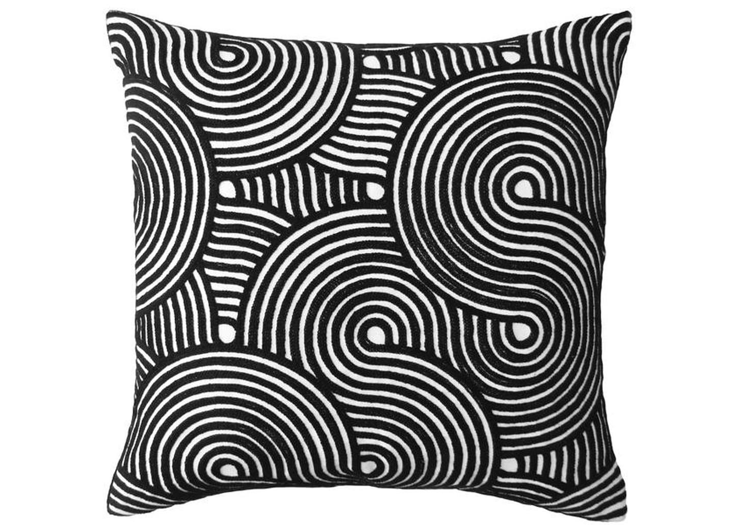Capa de Almofada Quadrada 45x45cm - Jolitex Ternille Italiana Pompeia Geométrica