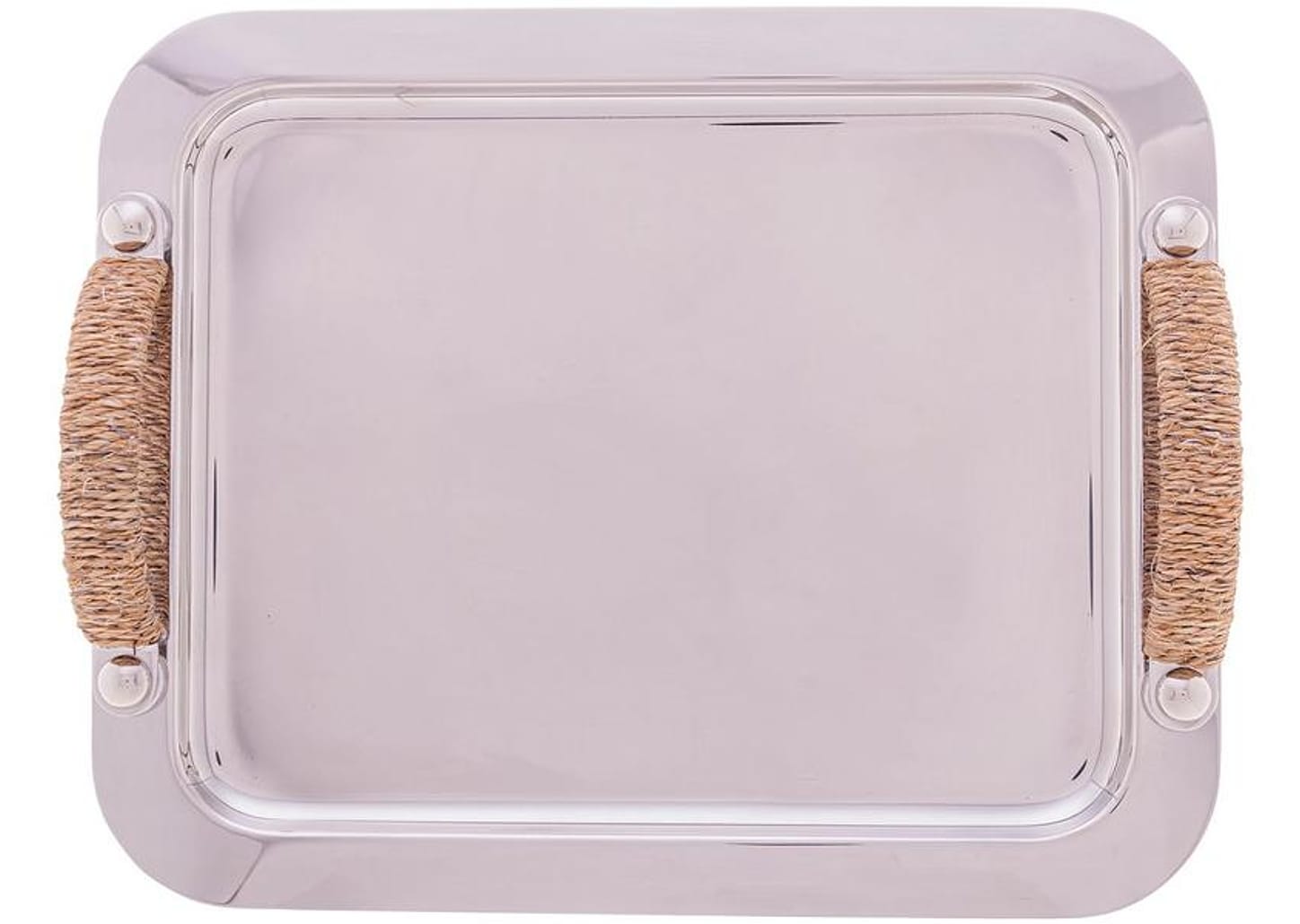 Bandeja Inox para Servir Retangular Wolff Manhattan 27x33cm