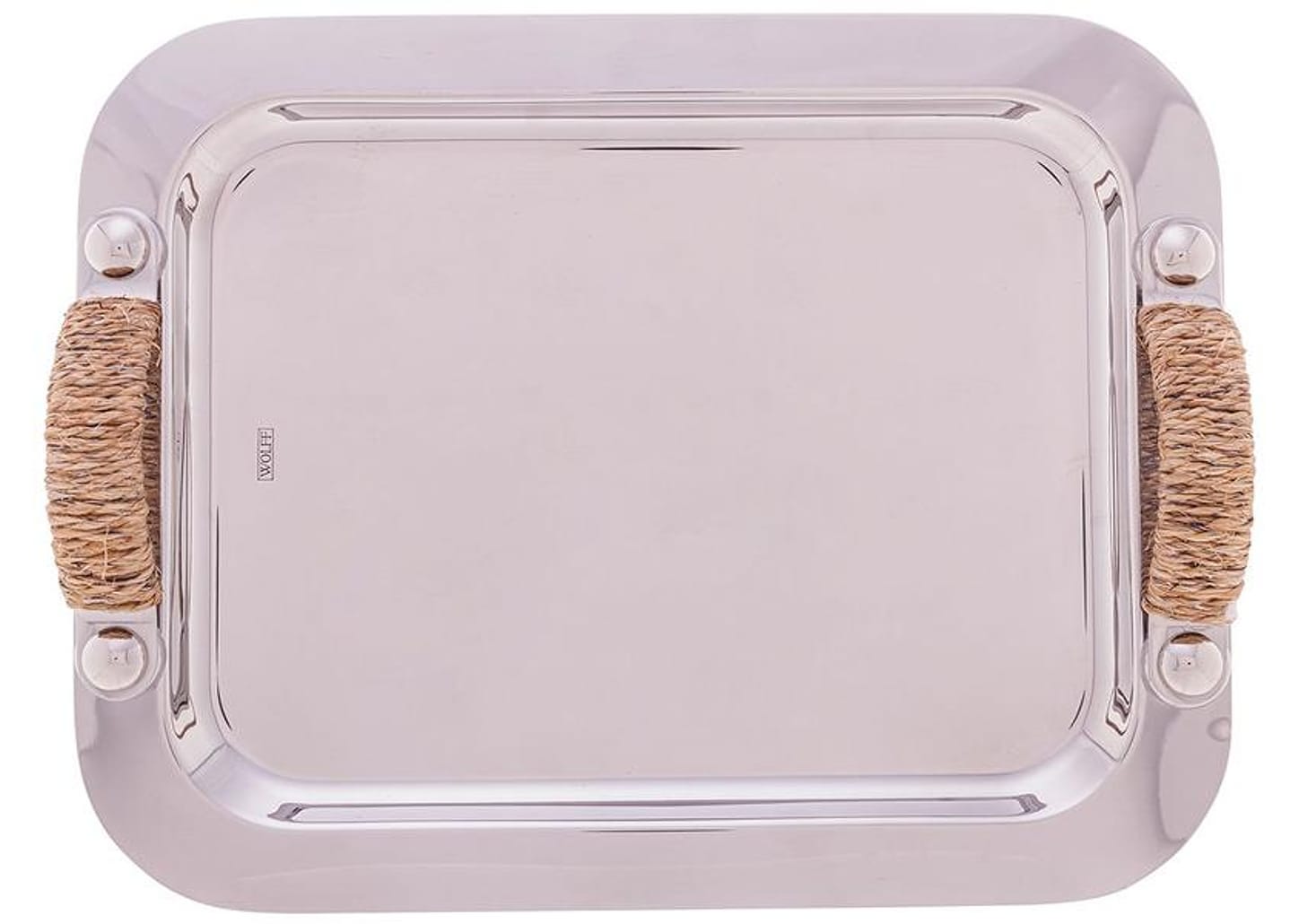 Bandeja Inox para Servir Retangular Wolff Manhattan