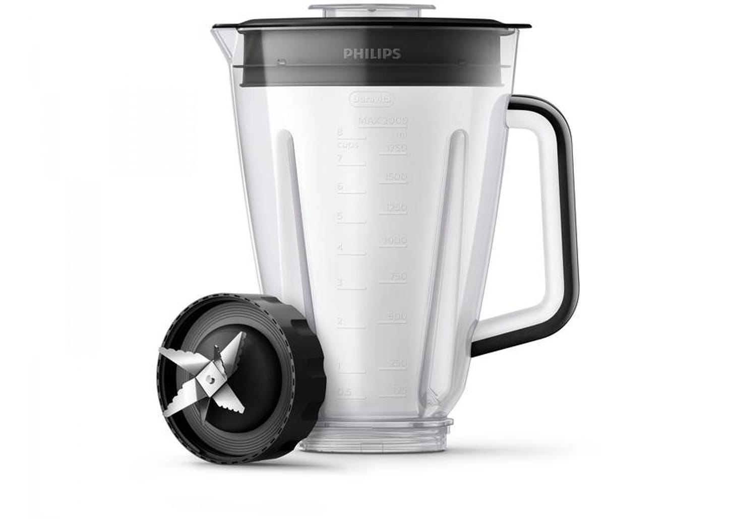 Liquidificador Philips Walita Serie 5000 RI2244/91 - Preto Inox 12 Velocidades 1400W
