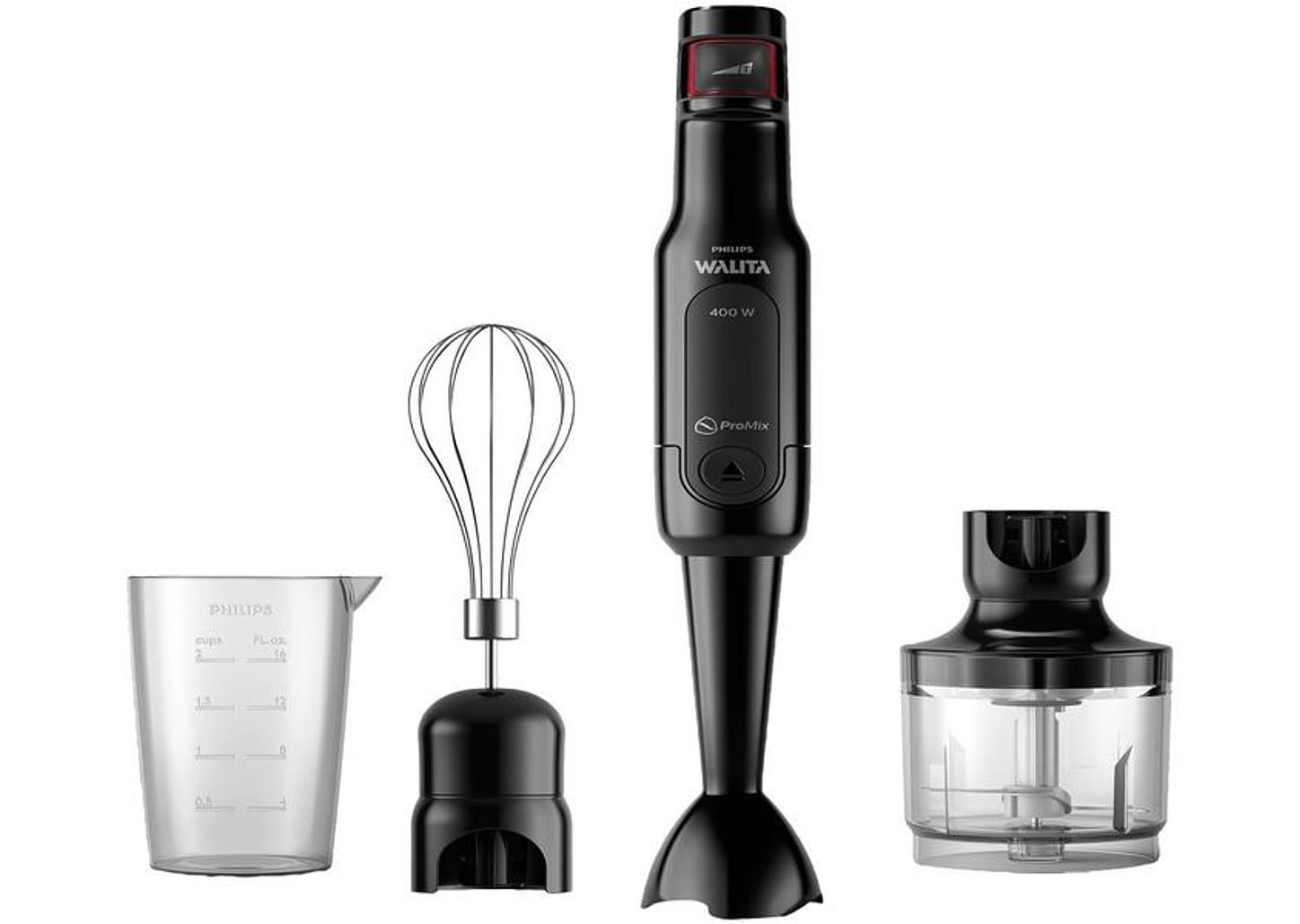 Mixer Philips Walita 3 em 1 Preto 400W - Daily RI2622/82 Speed Guidance