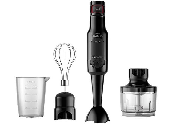 Mixer Philips Walita 3 em 1 Preto 400W - Daily RI2622/82 Speed Guidance