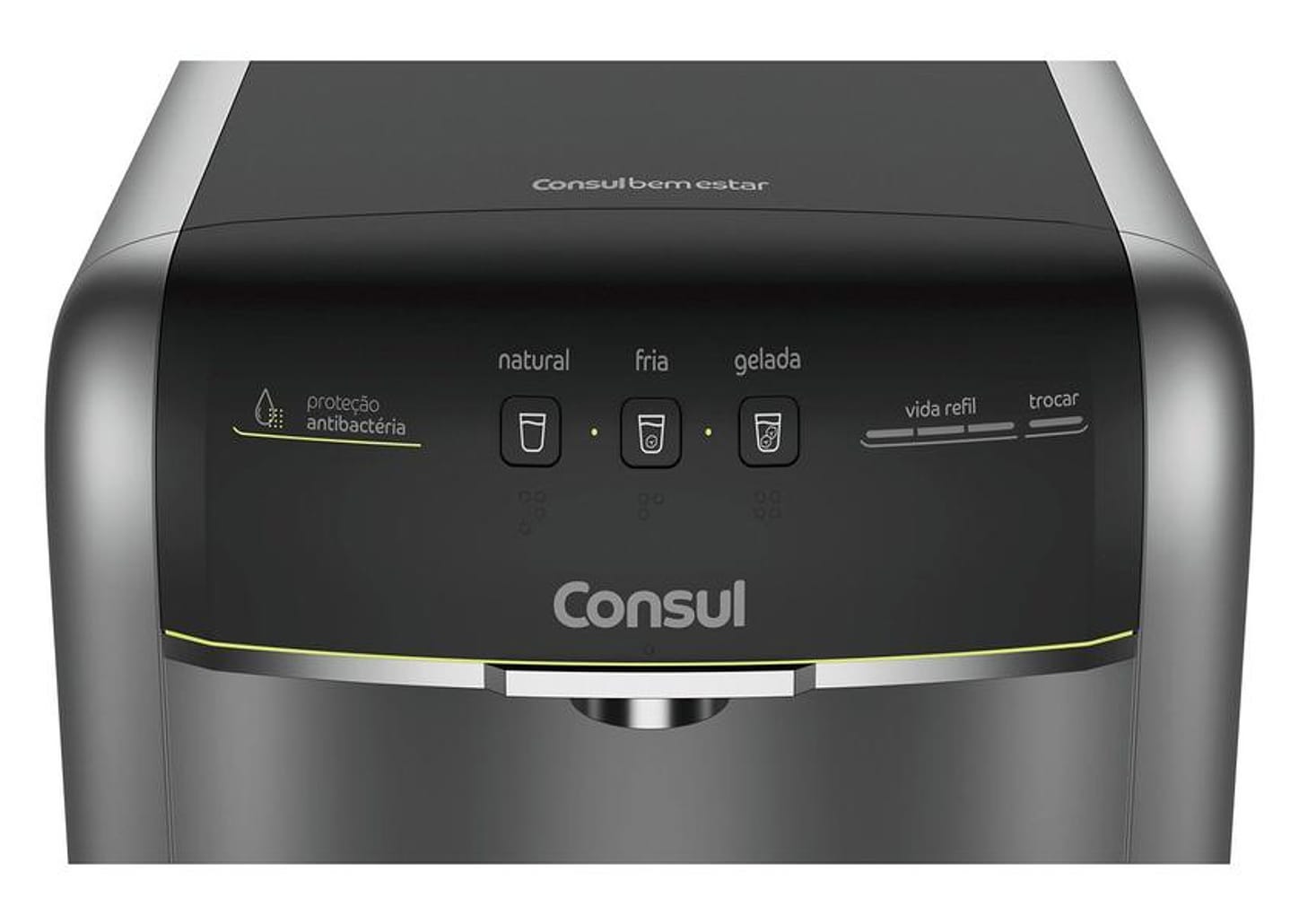 Purificador de Água Consul Refrigerado por Compressor Titanium CPB36 AF