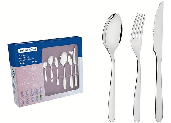 Faqueiro Tramontina Inox 36 Peças Havaí
