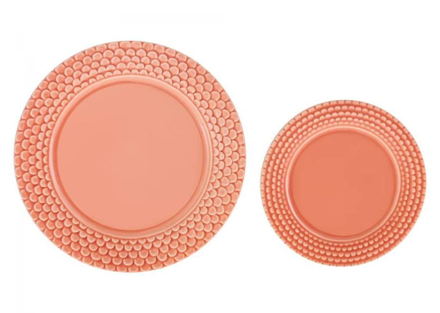 Aparelho de Jantar 12 Peças Scalla Cerâmica Rosa Redondo Escama