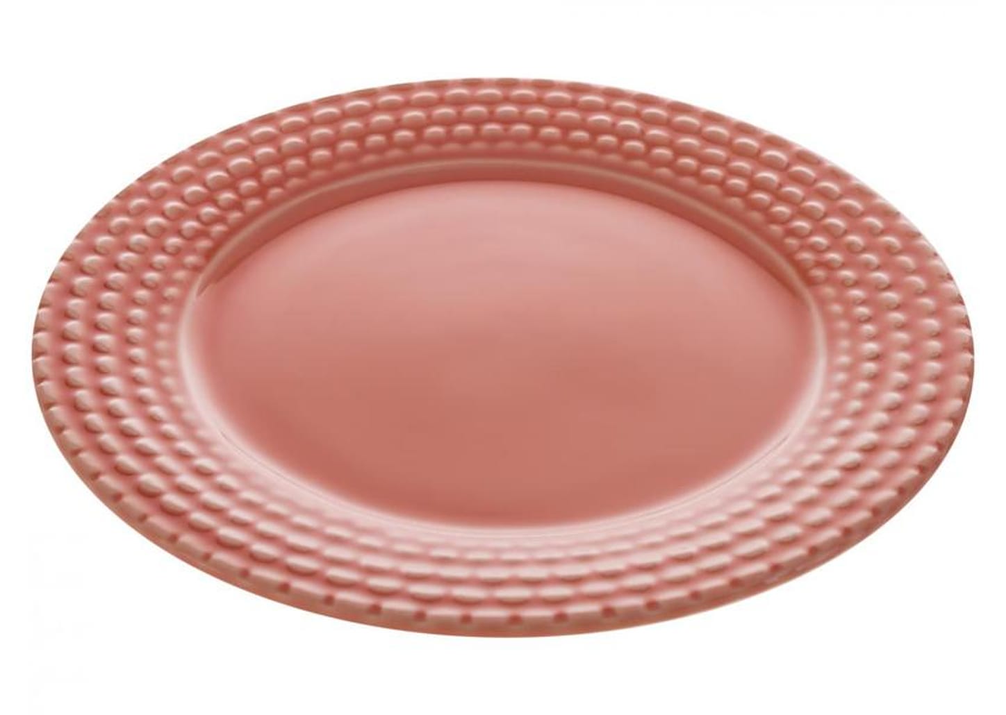 Aparelho de Jantar 12 Peças Scalla Cerâmica Rosa Redondo Escama