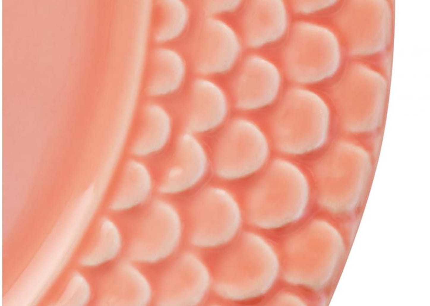 Aparelho de Jantar 12 Peças Scalla Cerâmica Rosa Redondo Escama