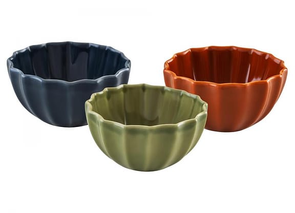 Conjunto de Bowls de Cerâmica Scalla Maiu 420ml 3 Peças