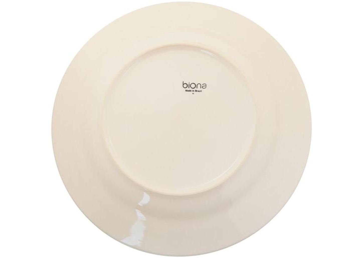 Aparelho de Jantar Chá 20 Peças Biona Cerâmica - Redondo Branco e Azul Donna