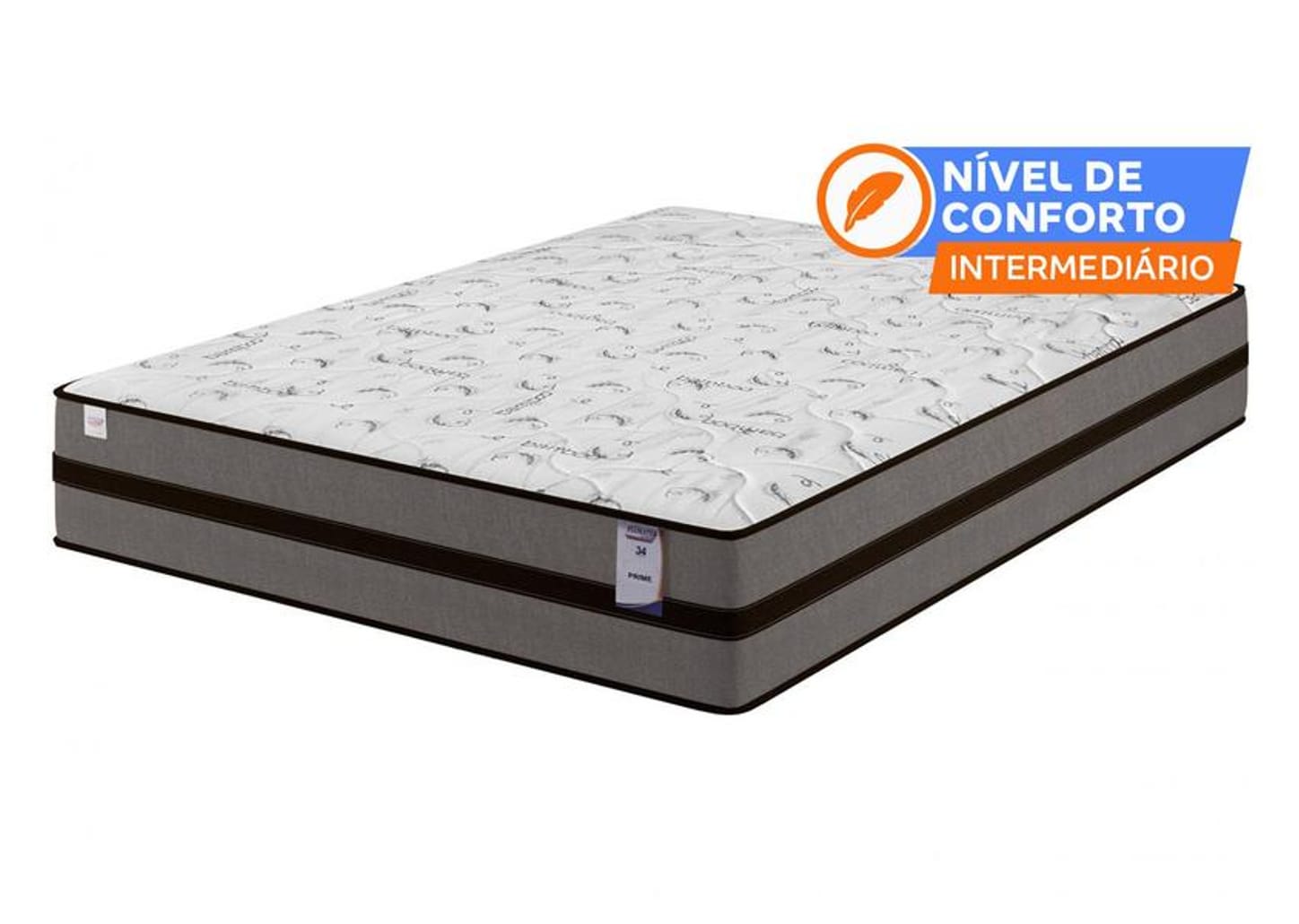 Colchão Casal Plumatex Mola Verticoil 25x138x188cm Prime