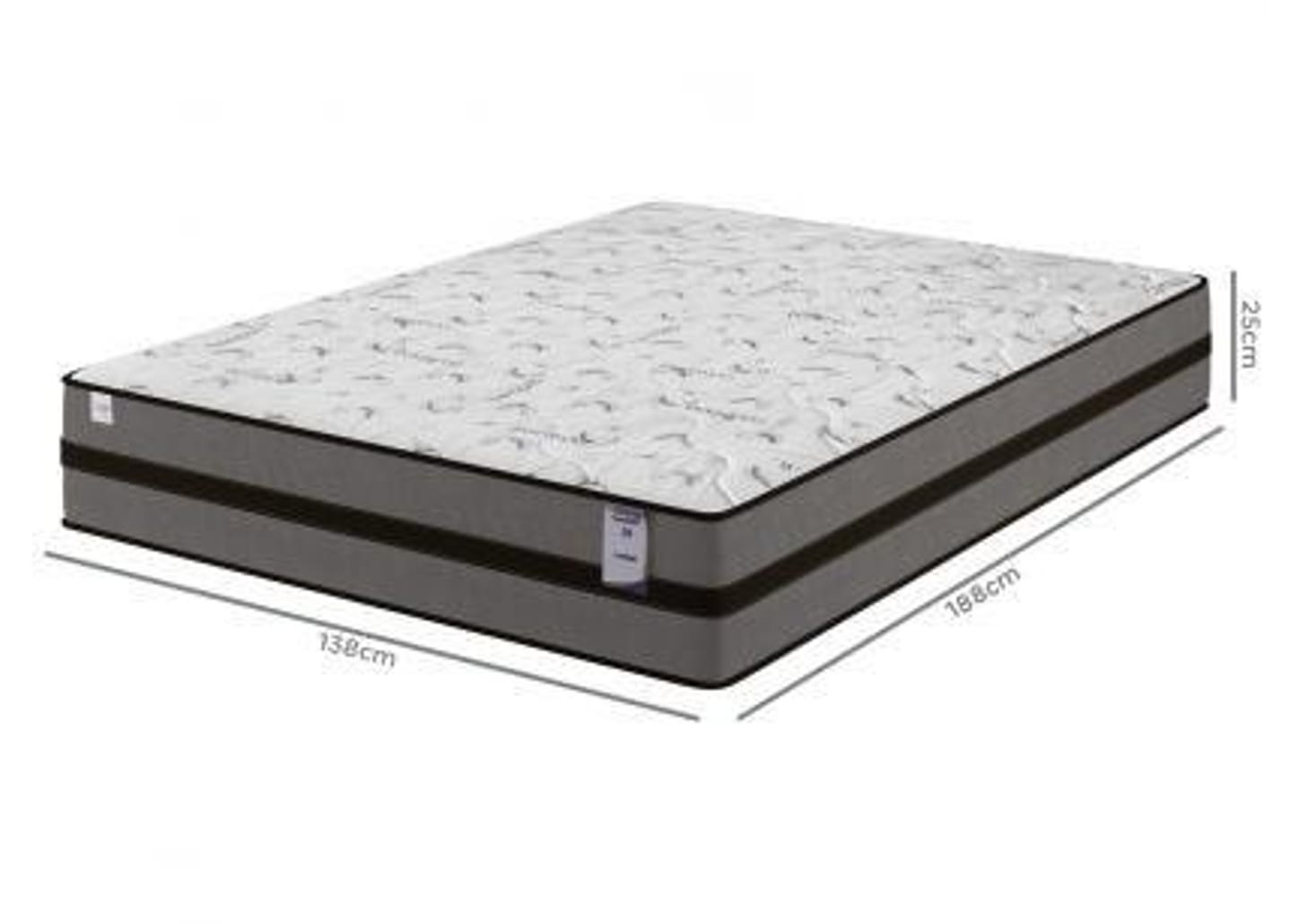 Colchão Casal Plumatex Mola Verticoil 25x138x188cm Prime