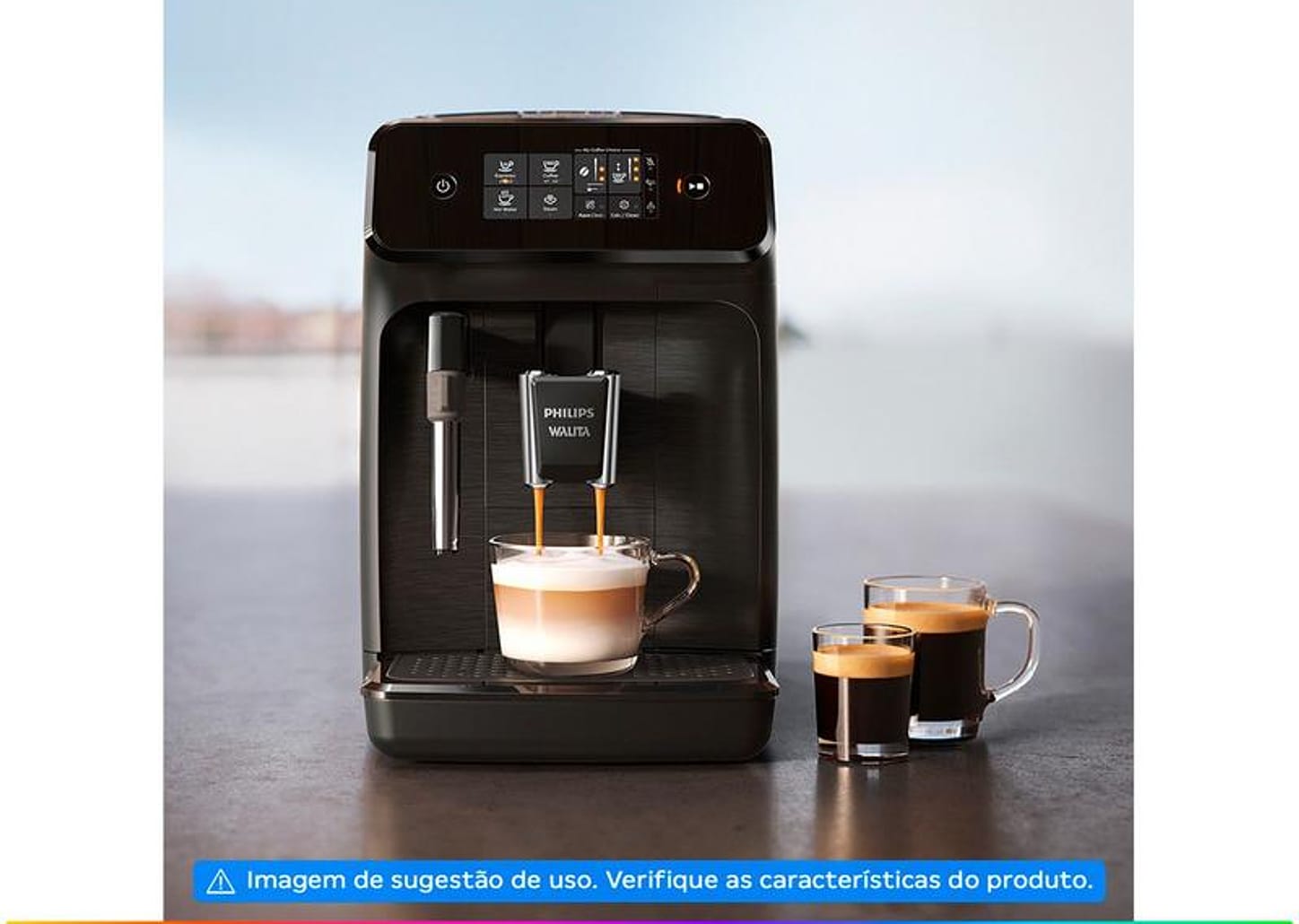 Cafeteira Espresso Philips Walita Series 1200 - EP1220/12 Preta