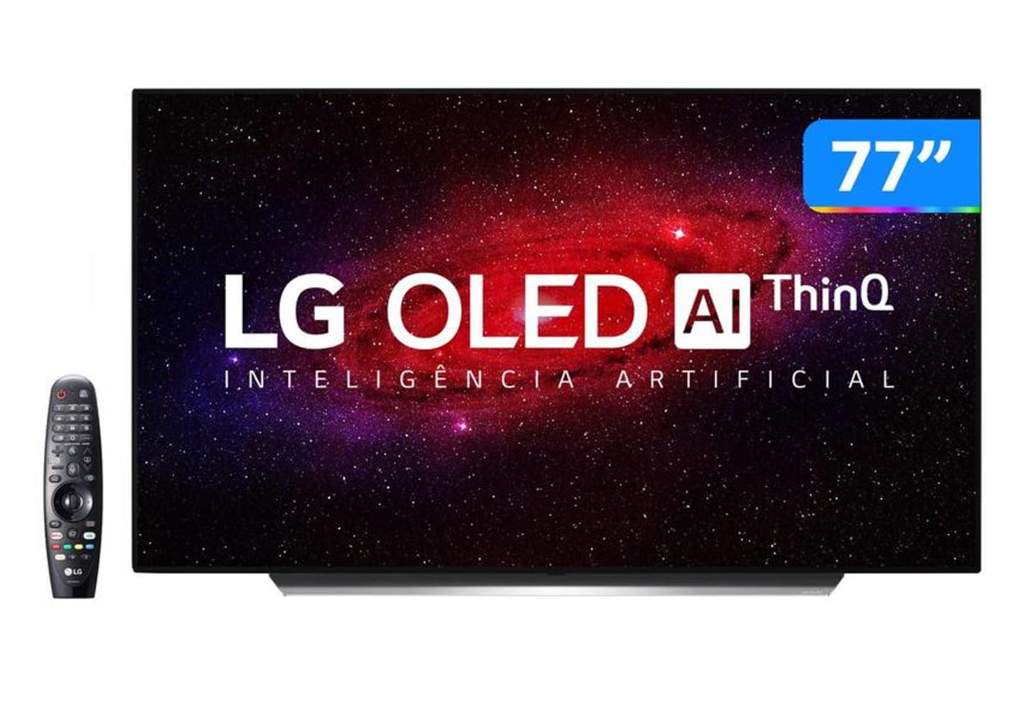 Smart TV Ultra HD 4K OLED IPS 77” LG OLED77CXPSA - Wi-Fi Bluetooth Inteligência Artificial 4 HDMI