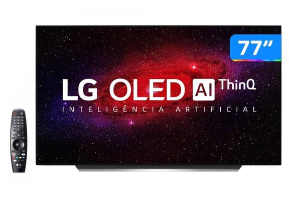 Smart TV Ultra HD 4K OLED IPS 77” LG OLED77CXPSA - Wi-Fi Bluetooth Inteligência Artificial 4 HDMI