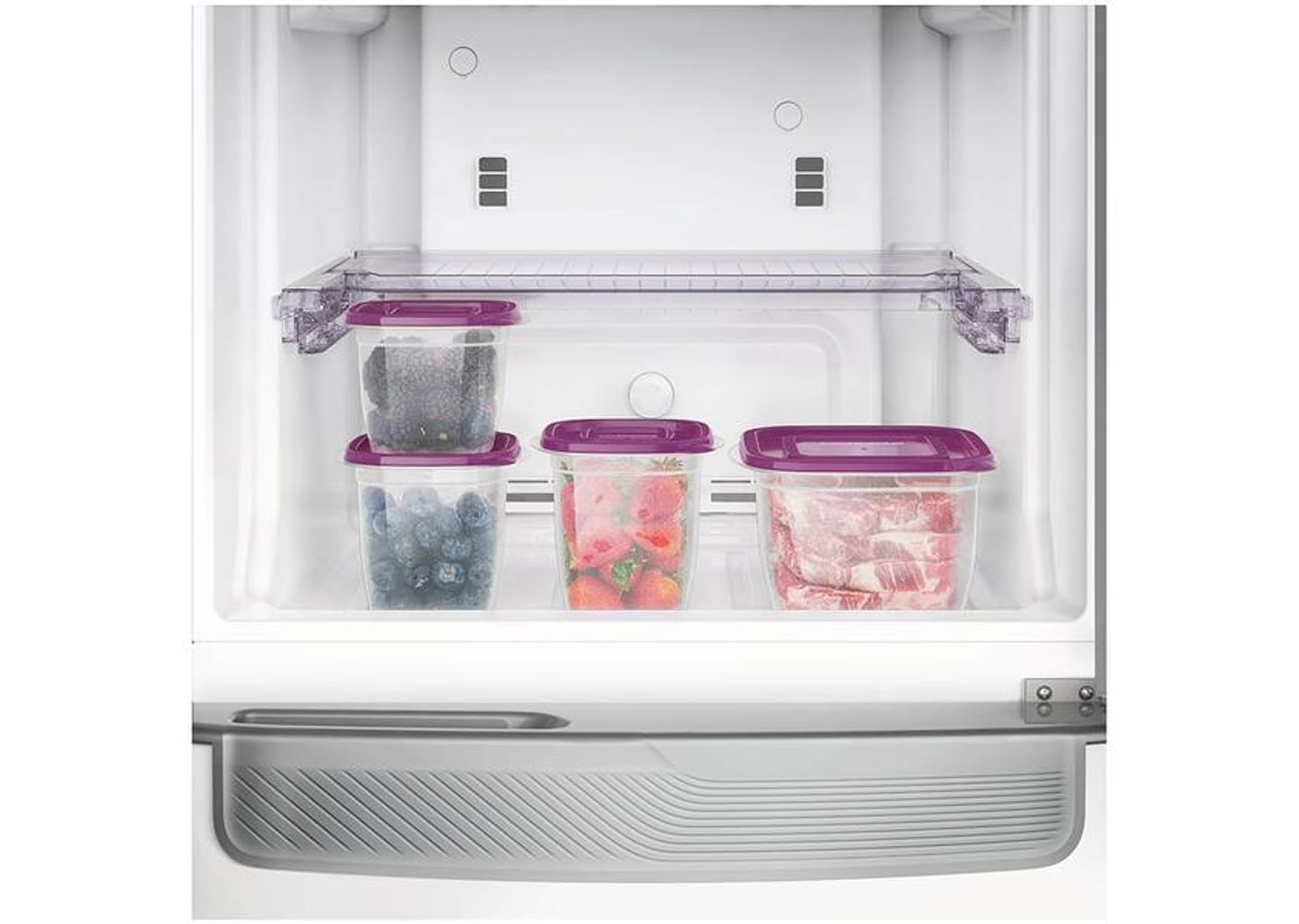 Jogo de Potes de Plástico Hermético Continental com Tampa Quadrado 41046089 8 Peças