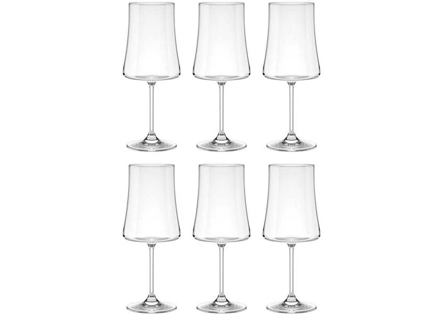 Jogo de Taças para Vinho de Cristal 460ml 6 Peças Haus Concept Pleasure