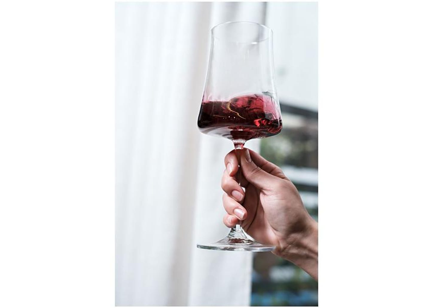 Jogo de Taças para Vinho de Cristal 460ml 6 Peças Haus Concept Pleasure