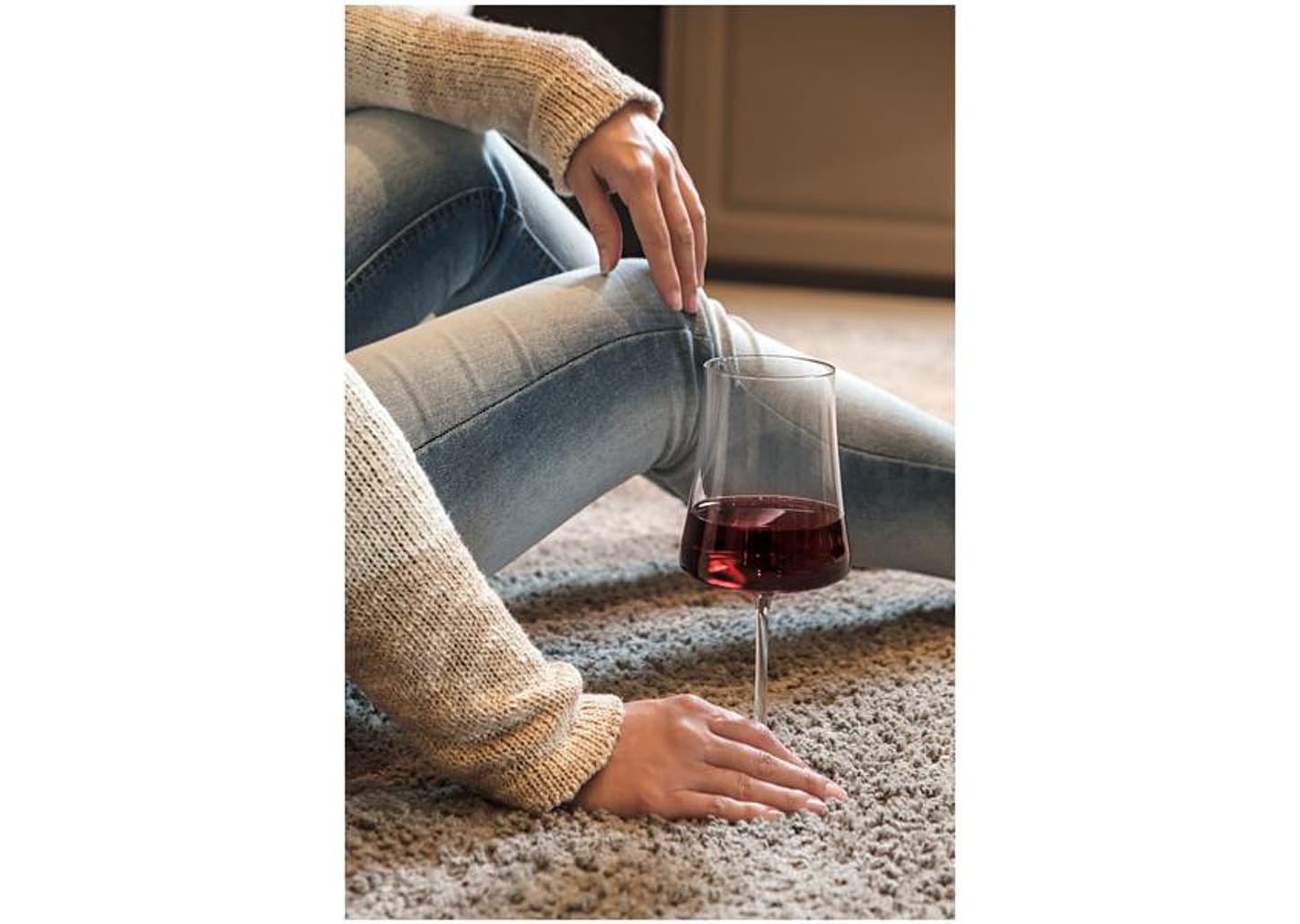 Jogo de Taças para Vinho de Cristal 460ml 6 Peças Haus Concept Pleasure