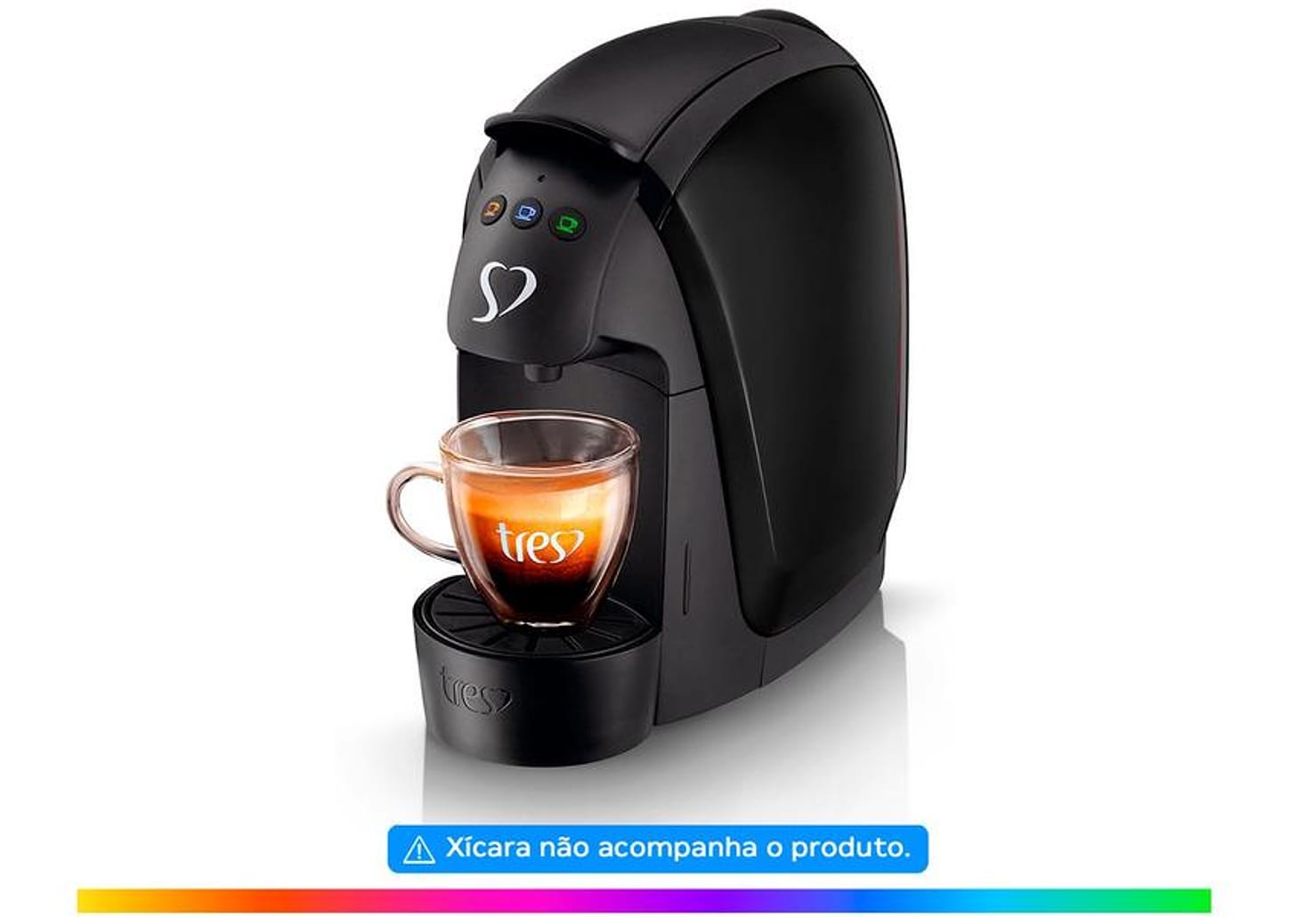 Cafeteira Expresso TRES Luna Preta