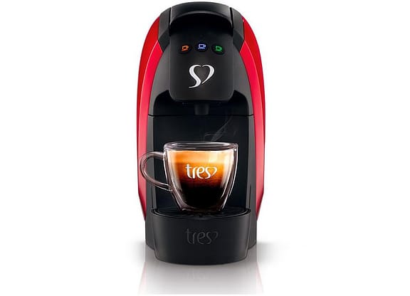 Cafeteira Expresso TRES Luna Vermelha